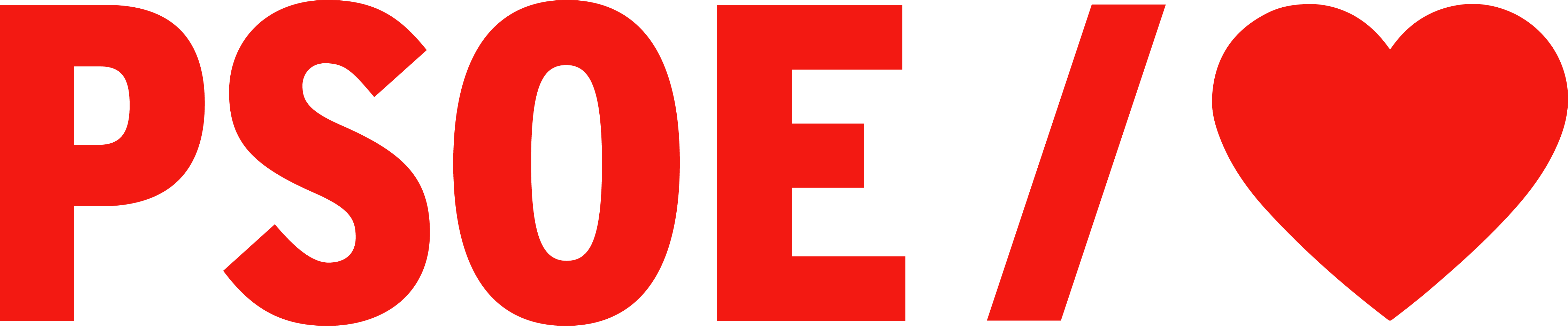 Logo PSOE Corazón horizontal