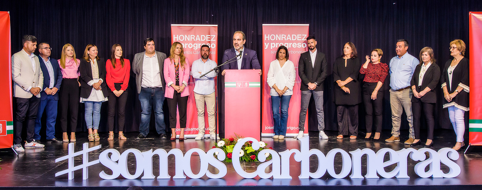 Candidatura PSOE Carboneras elecciones municipales 2023